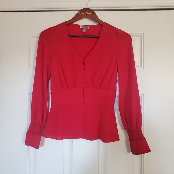 NWT Chelsea28 Red Sage Blouse - Picture 2 of 10